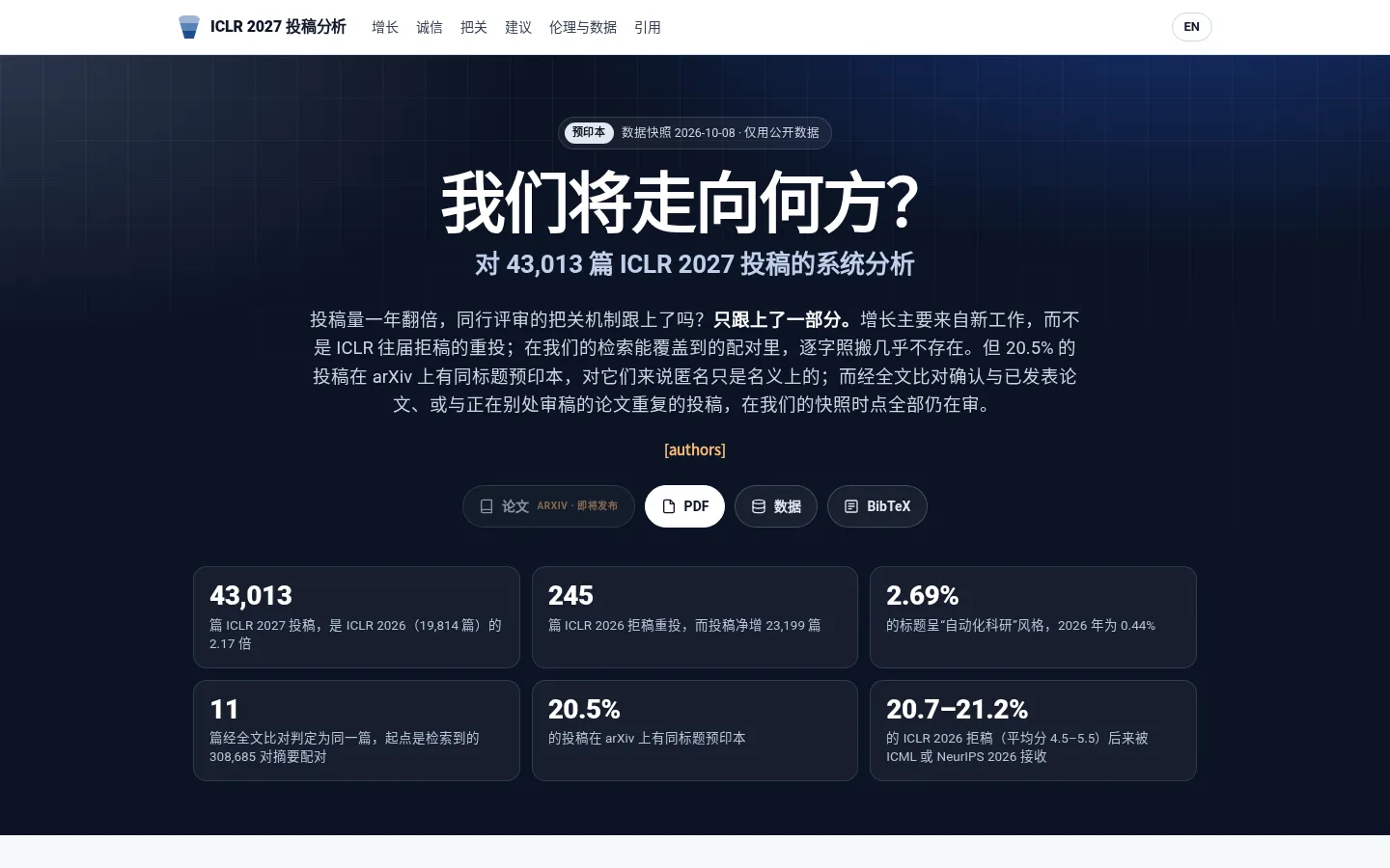 项目页截图